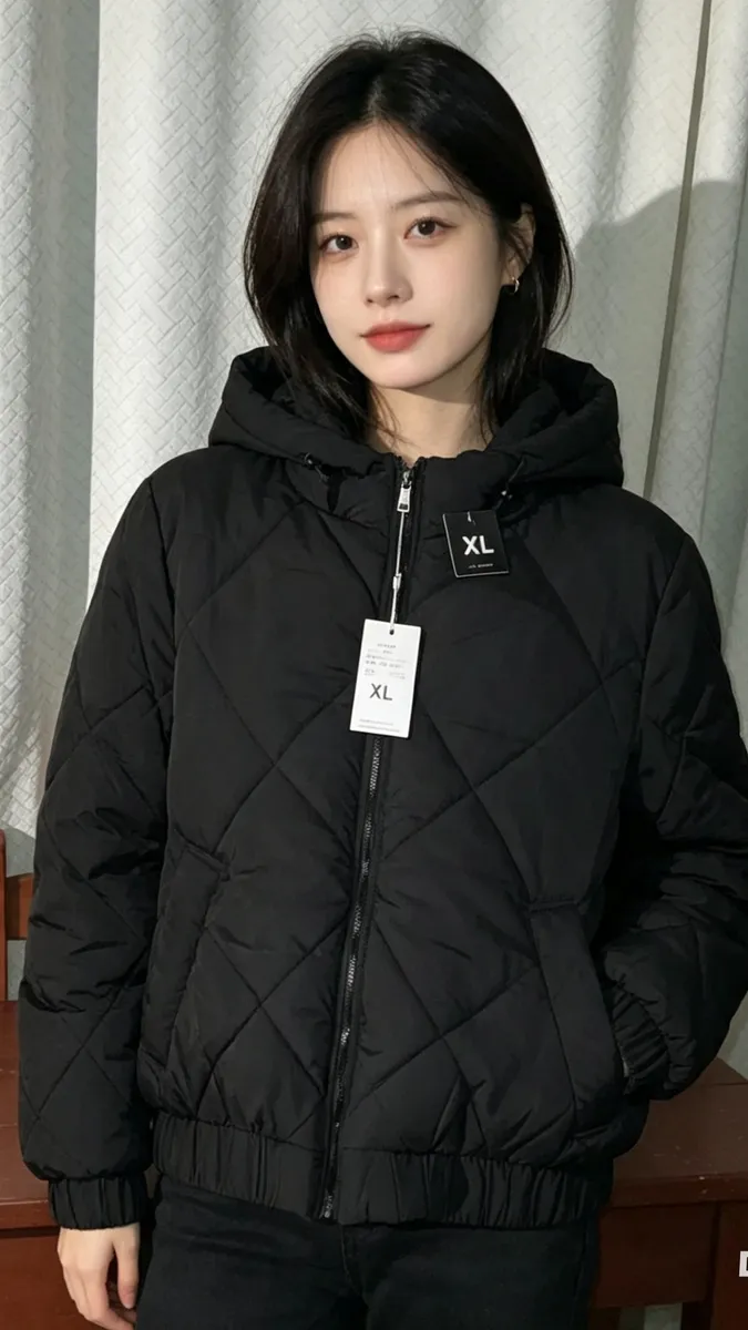Campera Inflable Negra  Talle Xl