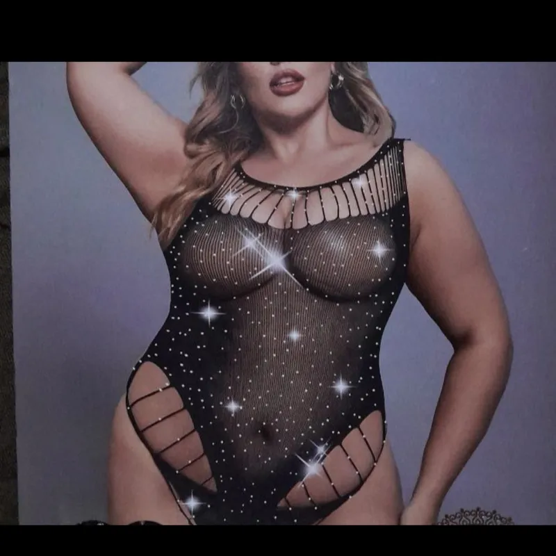 Bodys Transparente Strass