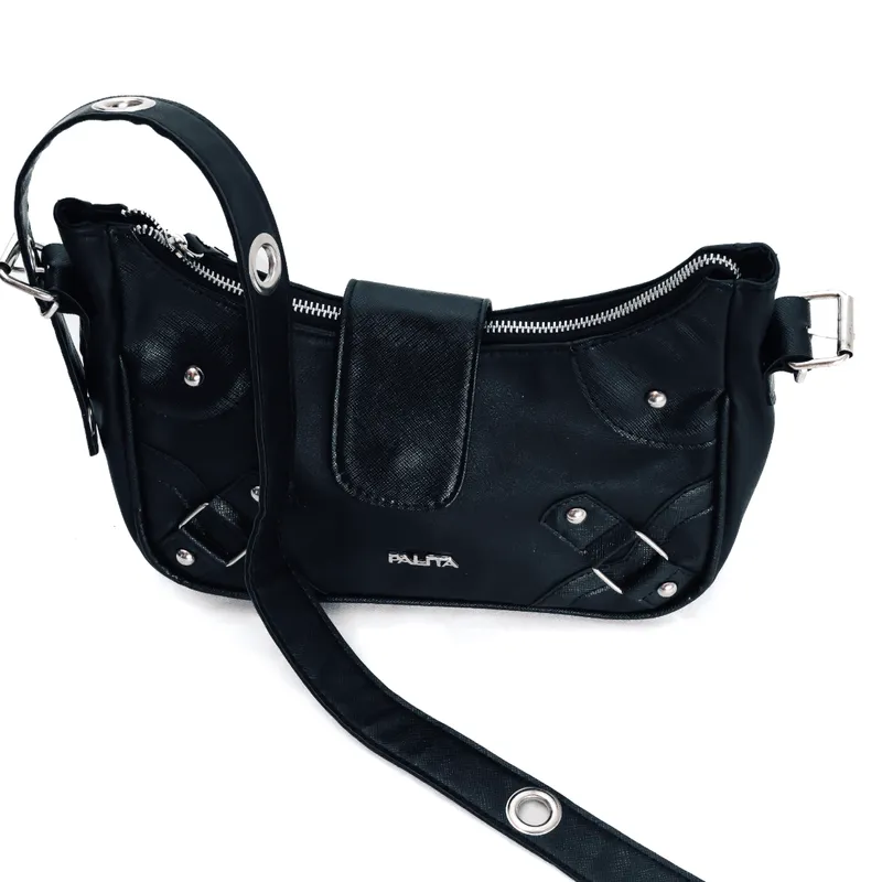Cartera Rock Negra - 3