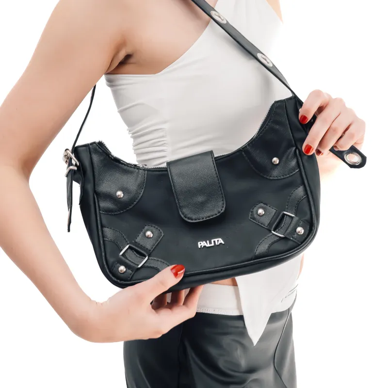 Cartera Rock Negra - 1