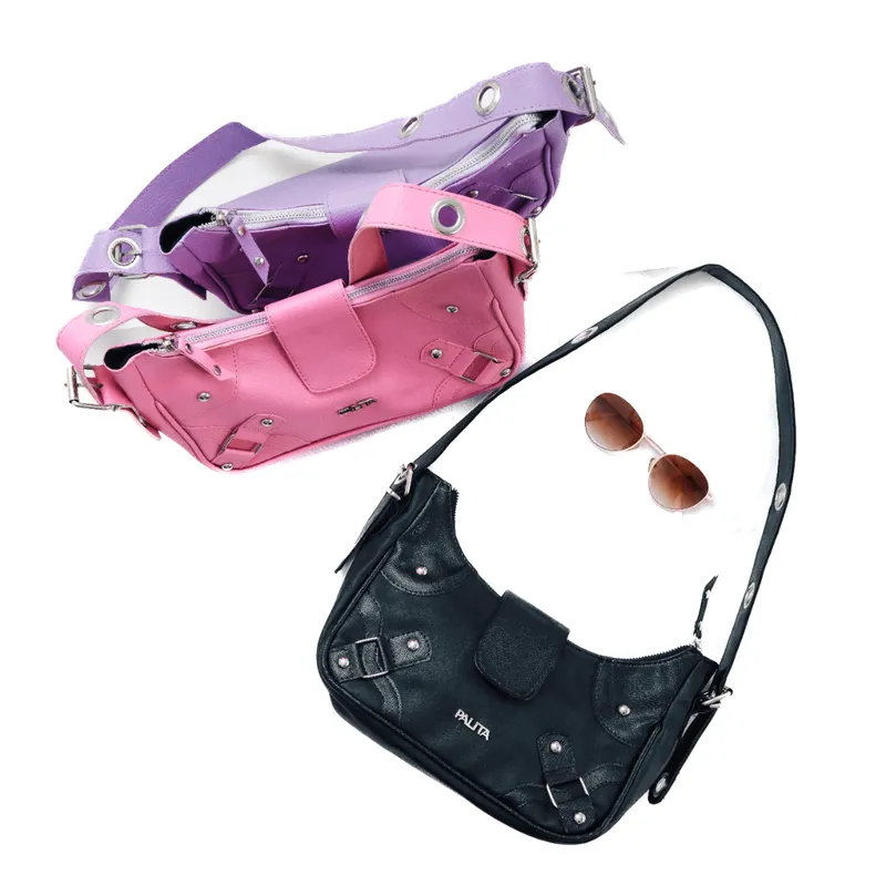 Cartera Rock Lila/Rosa Pastel - 3