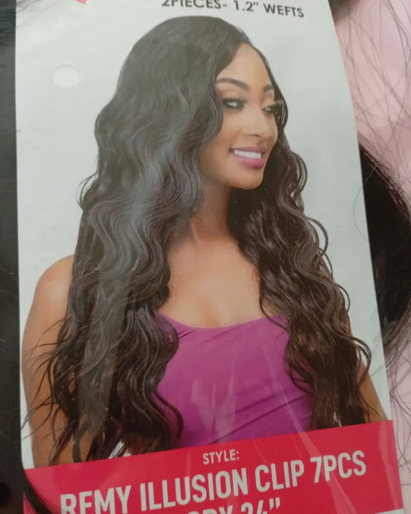Extensiones Onduladas Con Peinetas 18" Y 24"