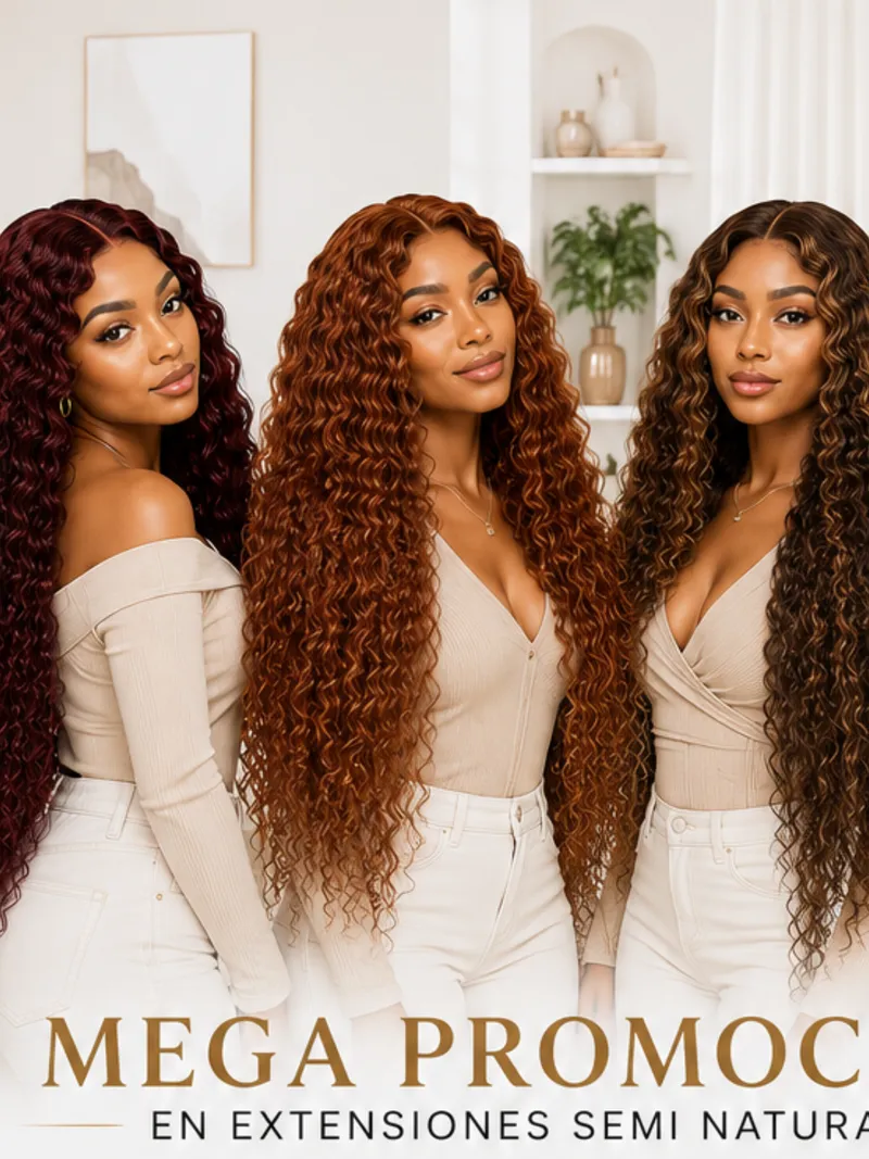 Extensiones Semi Naturales De Rizos Sueltos 30