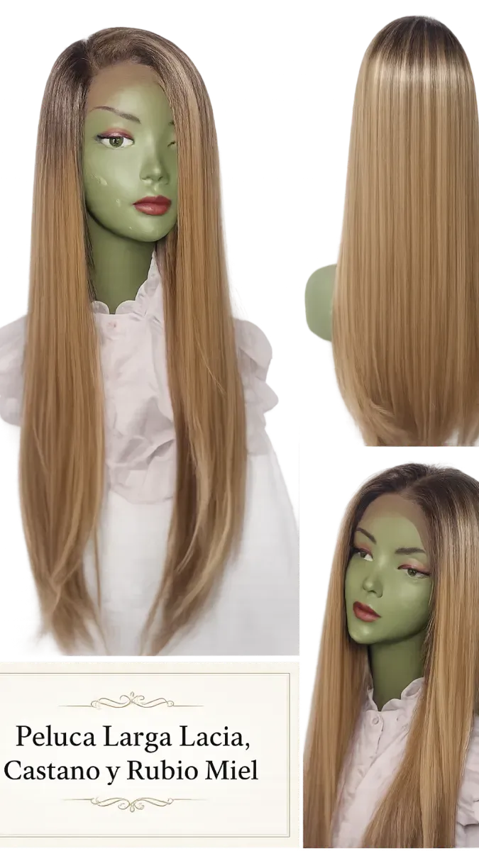 Peluca Con Frontal Hd 13x4 Lisa