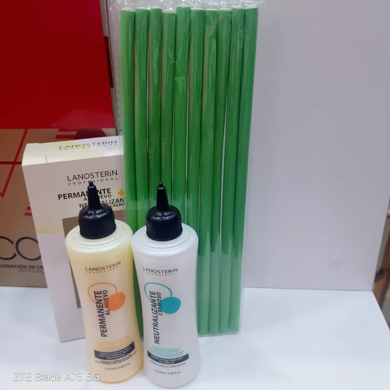 Kit Lanosterin Permanente + Neutralizante+ Tubos