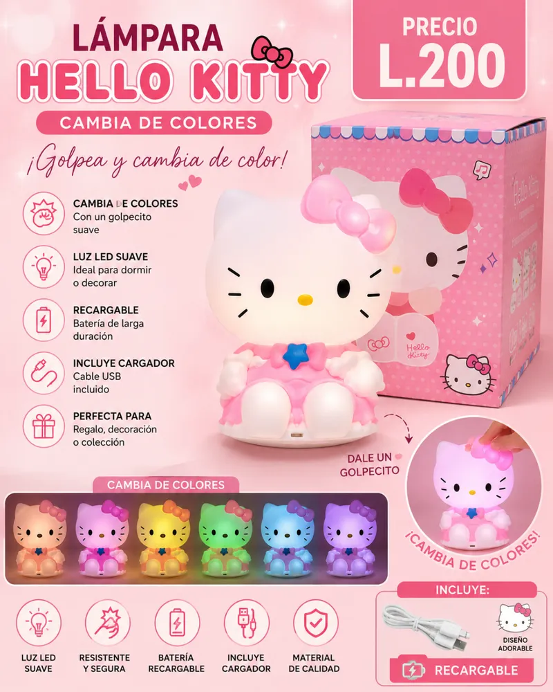 LáMpara De Hello Kitty - 2