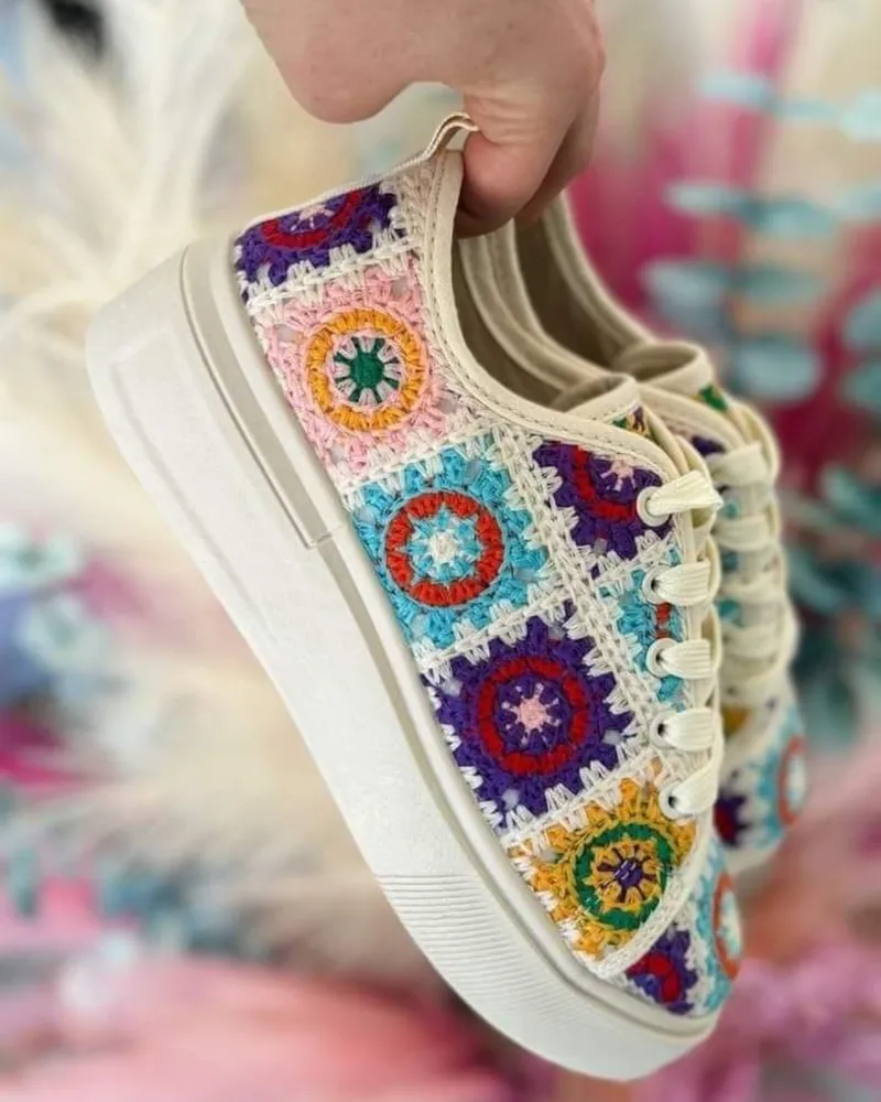 Tennis Crochet Multicolor