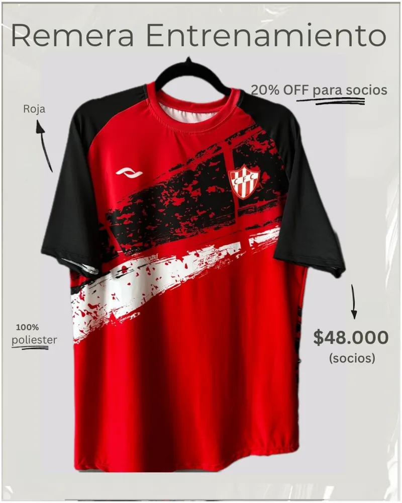 Remera Entrenamiento Roja
