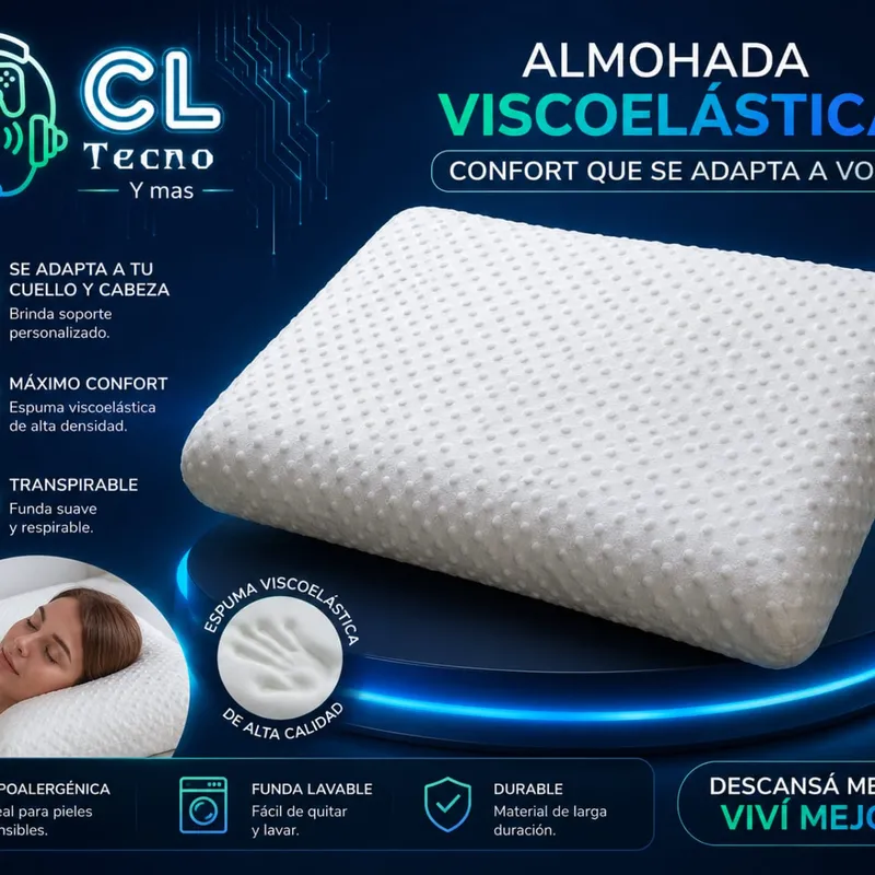 Almohada Viscoelástica Cervical