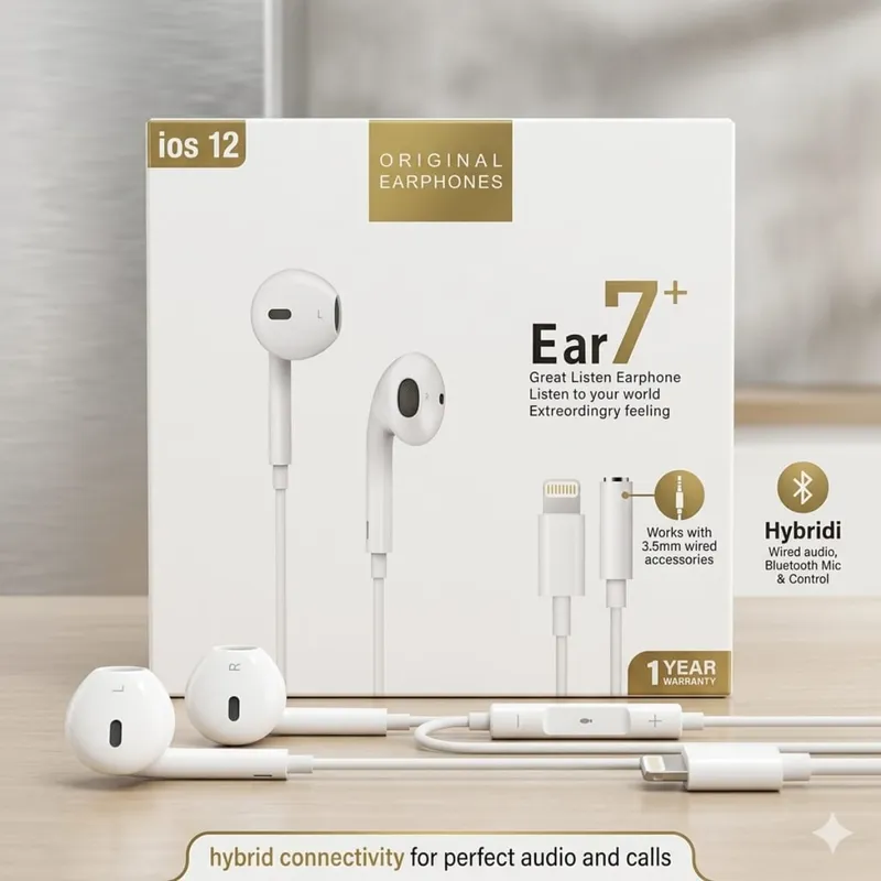 Auricular De Cable Iphone Ear7.