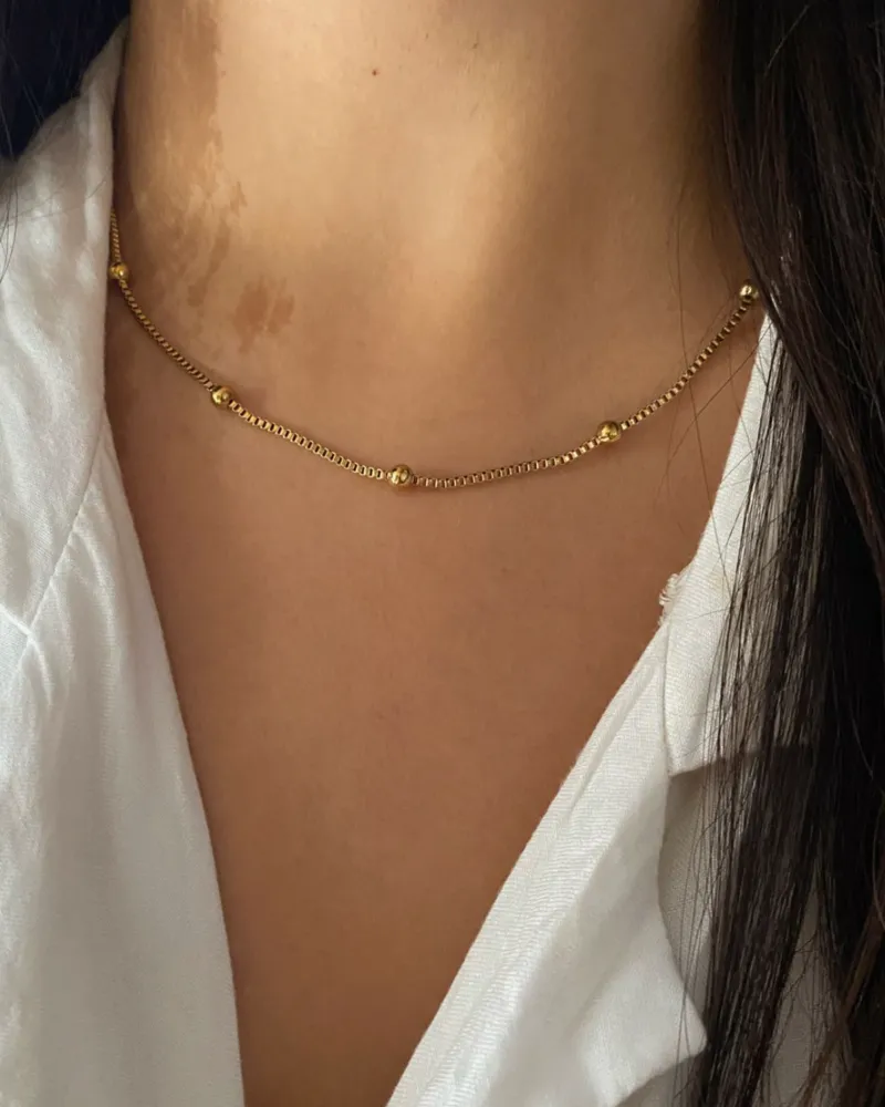 Choker Con Bolitas