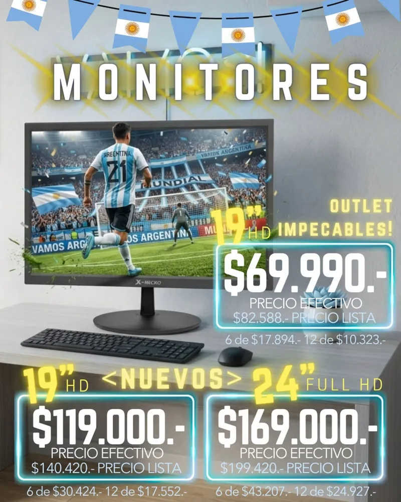 Monitor LED nuevo en caja