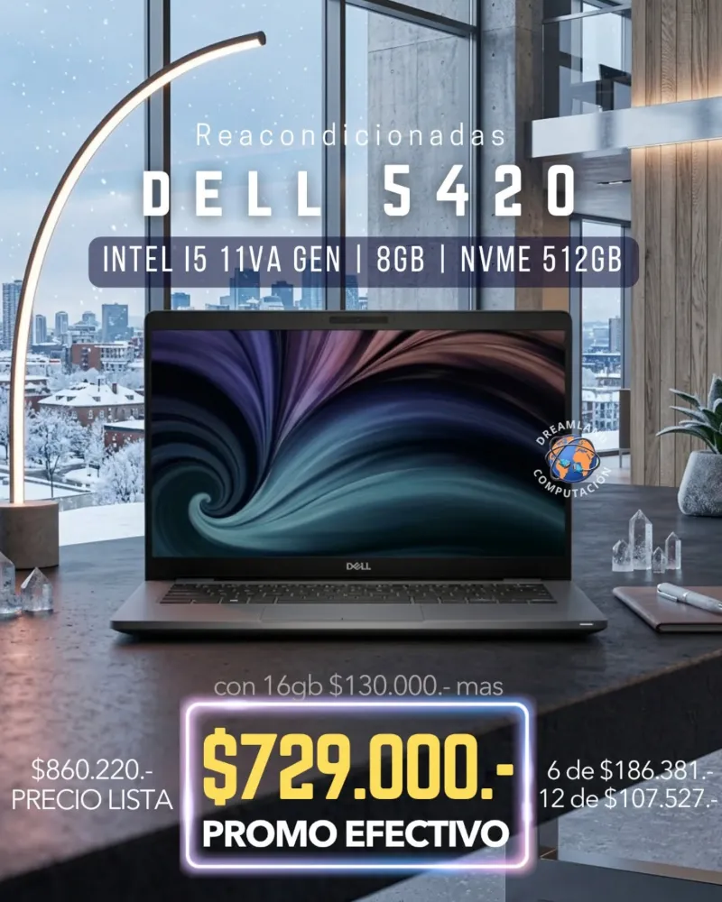 Notebook Dell 5420 i5 11va gen