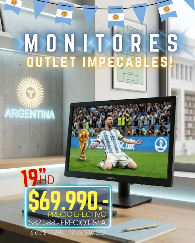 Monitor LED 19" Outlet
